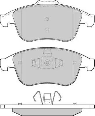 FREMAX FBP-1721 - Brake Pad Set, disc brake autospares.lv