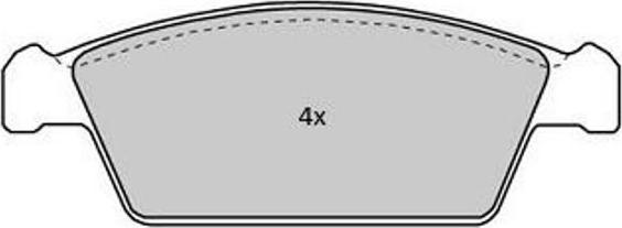 FREMAX FBP-1777 - Brake Pad Set, disc brake autospares.lv