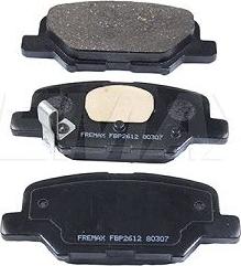FREMAX FBP-2612 - Brake Pad Set, disc brake autospares.lv