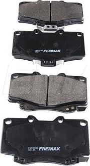 FREMAX FBP-2085 - Brake Pad Set, disc brake autospares.lv