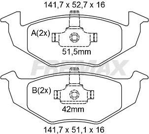 FREMAX FBP-2193 - Brake Pad Set, disc brake autospares.lv