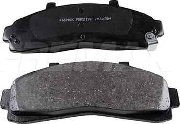 FREMAX FBP-2192 - Brake Pad Set, disc brake autospares.lv