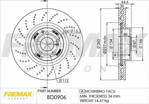 FREMAX FWI-5012 - Warning Contact, brake pad wear autospares.lv