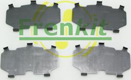 Frenkit 940148 - Anti-Squeal Foil, brake pad (back plate) autospares.lv