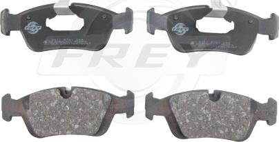 FREY 845500201 - Brake Pad Set, disc brake autospares.lv