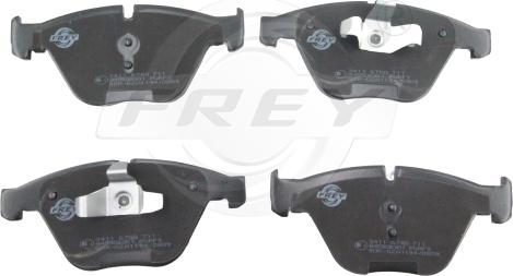 FREY 845508301 - Brake Pad Set, disc brake autospares.lv