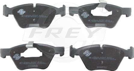 FREY 845502201 - Brake Pad Set, disc brake autospares.lv