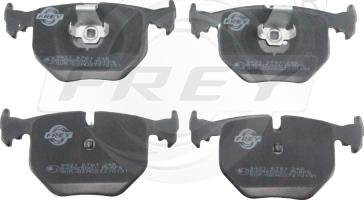 FREY 845525001 - Brake Pad Set, disc brake autospares.lv