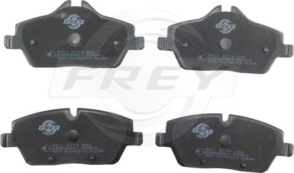 FREY 845526401 - Brake Pad Set, disc brake autospares.lv