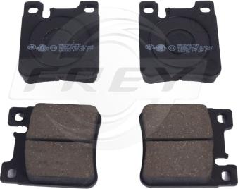 FREY 745500501 - Brake Pad Set, disc brake autospares.lv