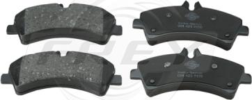 FREY 745503601 - Brake Pad Set, disc brake autospares.lv