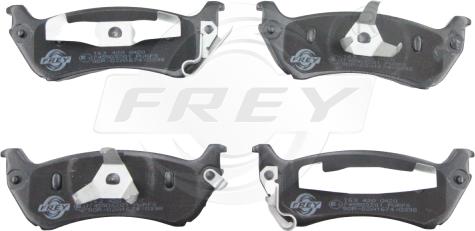 FREY 745503201 - Brake Pad Set, disc brake autospares.lv