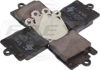 FREY 745507101 - Brake Pad Set, disc brake autospares.lv