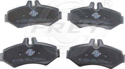 FREY 745519901 - Brake Pad Set, disc brake autospares.lv