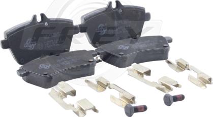 FREY 745510801 - Brake Pad Set, disc brake autospares.lv