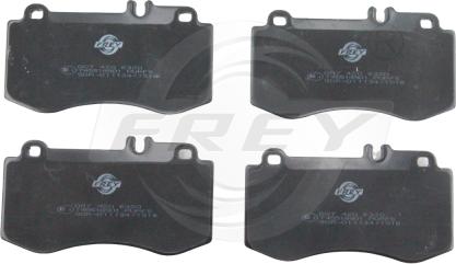 FREY 745518901 - Brake Pad Set, disc brake autospares.lv