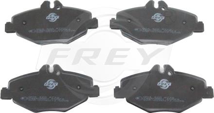 FREY 745518501 - Brake Pad Set, disc brake autospares.lv