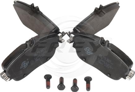 FREY 745512301 - Brake Pad Set, disc brake autospares.lv