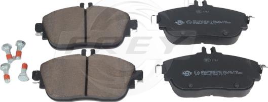 FREY 745517801 - Brake Pad Set, disc brake autospares.lv