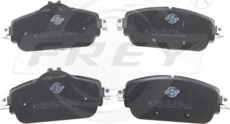 FREY 745517301 - Brake Pad Set, disc brake autospares.lv