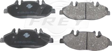 FREY 745520201 - Brake Pad Set, disc brake autospares.lv