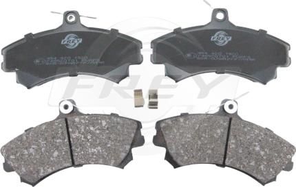 FREY 745520701 - Brake Pad Set, disc brake autospares.lv