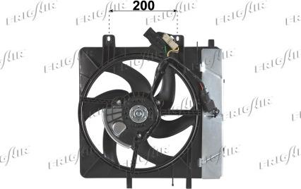 Frigair 0503.2006 - Fan, radiator autospares.lv