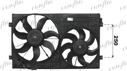 Frigair 0510.2019 - Fan, radiator autospares.lv