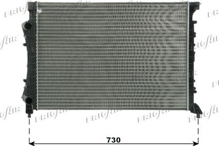 Frigair 0109.3011 - Radiator, engine cooling autospares.lv