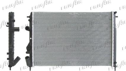 Frigair 0109.3088 - Radiator, engine cooling autospares.lv