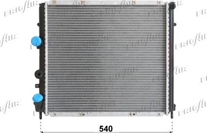 Frigair 0109.3083 - Radiator, engine cooling autospares.lv