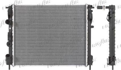 Frigair 0109.3072 - Radiator, engine cooling autospares.lv