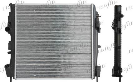 Frigair 0109.3102 - Radiator, engine cooling autospares.lv