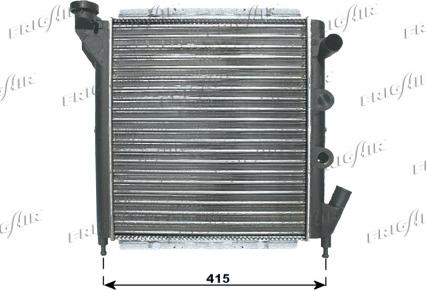 Frigair 0109.2016 - Radiator, engine cooling autospares.lv