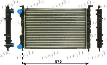 Frigair 0104.3063 - Radiator, engine cooling autospares.lv