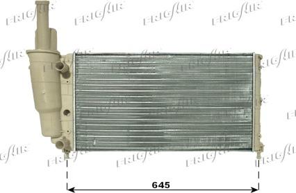 Frigair 0104.3004 - Radiator, engine cooling autospares.lv