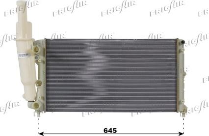 Frigair 0104.3003 - Radiator, engine cooling autospares.lv