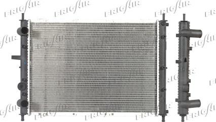 Frigair 0104.3089 - Radiator, engine cooling autospares.lv