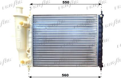 Frigair 0104.3124 - Radiator, engine cooling autospares.lv