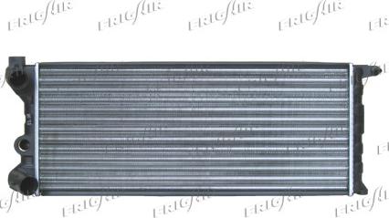 Frigair 0104.2054 - Radiator, engine cooling autospares.lv