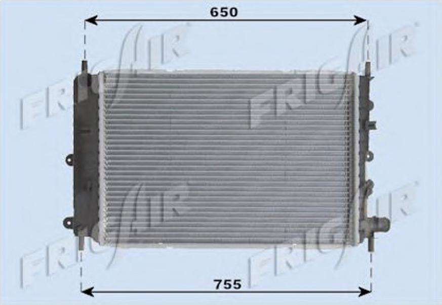 Frigair 0105.3047 - Radiator, engine cooling autospares.lv