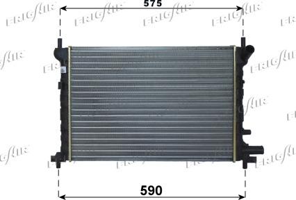 Frigair 0105.3061 - Radiator, engine cooling autospares.lv