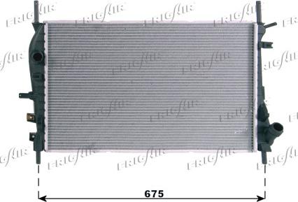 Frigair 0105.3086 - Radiator, engine cooling autospares.lv