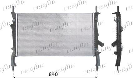 Frigair 0105.3103 - Radiator, engine cooling autospares.lv