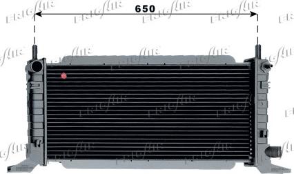 Frigair 0105.2038 - Radiator, engine cooling autospares.lv