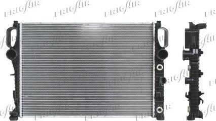 Frigair 0106.3099 - Radiator, engine cooling autospares.lv