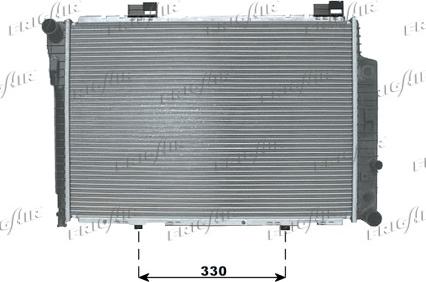 Frigair 0106.3053 - Radiator, engine cooling autospares.lv