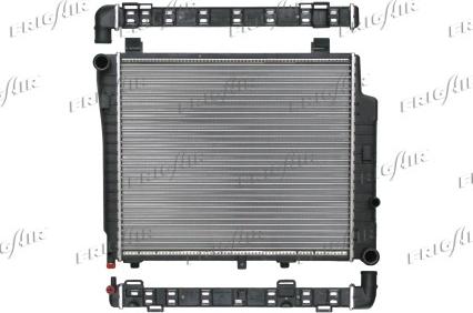 Frigair 0106.3009 - Radiator, engine cooling autospares.lv