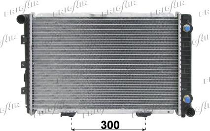 Frigair 0106.2094 - Radiator, engine cooling autospares.lv