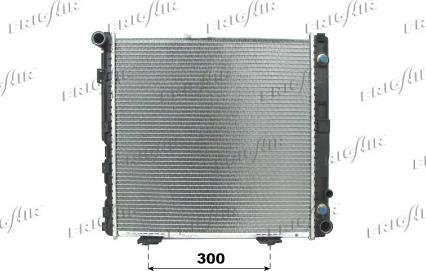 Frigair 0106.2039 - Radiator, engine cooling autospares.lv